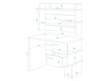 Письменный стол СД-15 К