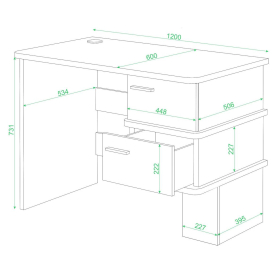 Письменный стол Юранта-15 C