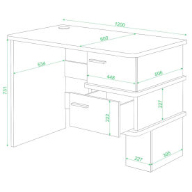 Письменный стол СД-15 C