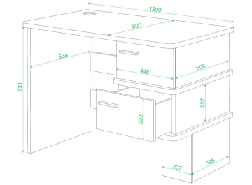 Письменный стол СД-15 C