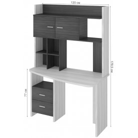 Письменный стол Беланта-Крл120+НКЛХ -120 К ПРАВ