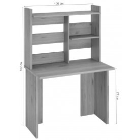 Письменный стол СКЛ-Прям100(без тумбы)+НКЛ-100 К