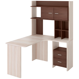 Письменный стол СКЛ-Угл130+НКЛХ -120 КШ ПРАВ