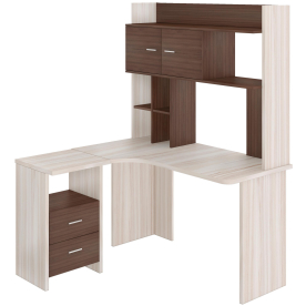 Письменный стол СКЛ-Угл130+НКЛХ -130 КШ ЛЕВ