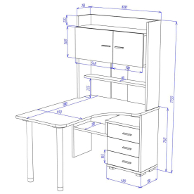 Письменный стол СР-133-130