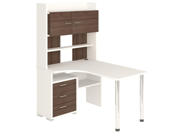 Письменный стол СР-133-130 белый / шамони-ч 