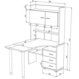Письменный стол СР-133-140