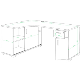 Письменный стол СР-140М