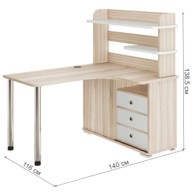 Письменный стол Жаспера-145М правый