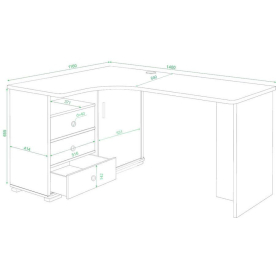 Письменный стол СР-145С