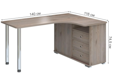 Письменный стол СР-145СМ Н-ПРАВ правый
