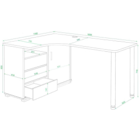 Письменный стол СР-145С