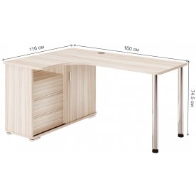 Письменный стол СР-165СМ К-ЛЕВ левый