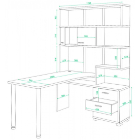 Письменный стол СР-420/170