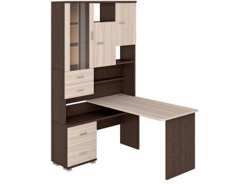 Письменный стол СР-620/140 левый венге / карамель / карамель