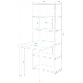 Письменный стол СБ-10М / 5 Ш