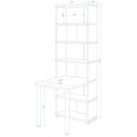 Письменный стол СБ-10М / 6 ВКВ