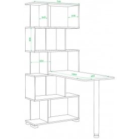 Письменный стол Валевро-5СТ БЕ