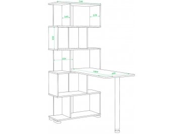 Письменный стол СЛ-5СТ БЕ