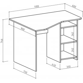 Письменный стол Лайт-17