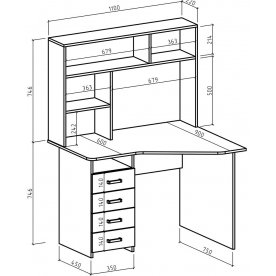 Письменный стол Лайт-18