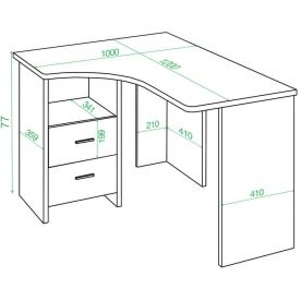 Компьютерный стол 100х120