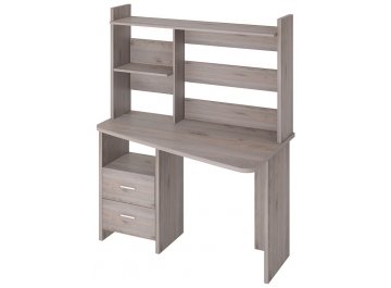 Компьютерный стол с надстройкой 120х60 круглый