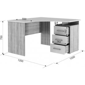 Компьютерный стол 1200 Лайт-2