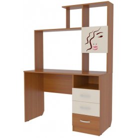 Компьютерный стол Галерея 1200 (с прямой надстройкой)