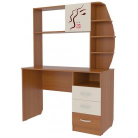 Компьютерный стол Галерея 1200 (с радиусной надстройкой)