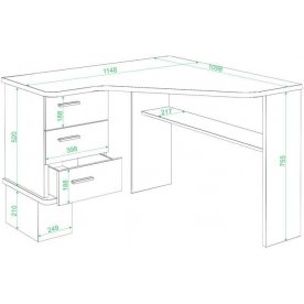 Компьютерный стол СД-45С
