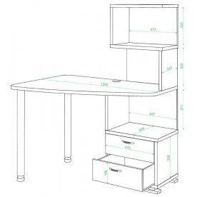 Компьютерный стол СКМ-60