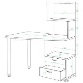 Компьютерный стол СКМ-60