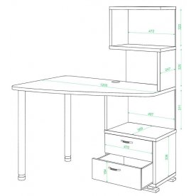 Компьютерный стол СКМ-60