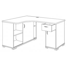 Стол компьютерный Жаспера-160М