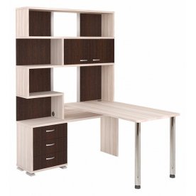 Стол компьютерный СР-420-130 левый карамель / венге / карамель