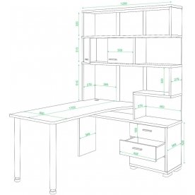 Компьютерный стол Жаспера-420 / 170