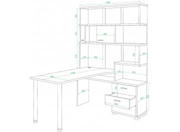 Компьютерный стол СР-420 / 170