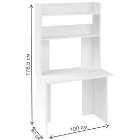 Письменный стол СКЛ-Прям100+НКЛХ-100 НБЕ
