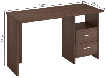 Письменный стол СКЛ-Прям120