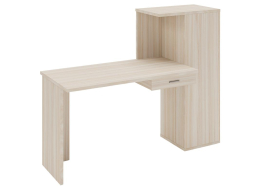 Письменный стол СКЛ-ПРЯМ120+ШК К карамель