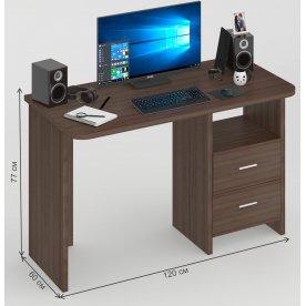 Письменный стол СКЛ-Прям120Р