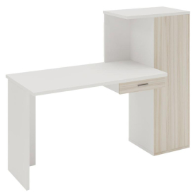 Письменный стол СКЛ-ПРЯМ130+ШК БЕК