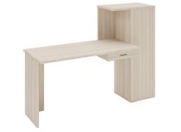 Письменный стол Беланта-ПРЯМ130+ШК К карамель