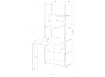 Письменный стол СБ-10М/5