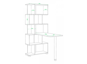 Письменный стол СЛ-5СТ