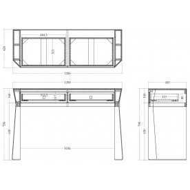 Консольный столик KFG125