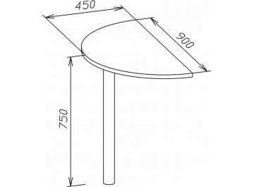 Консоль мебельная СПР-03 белый 6