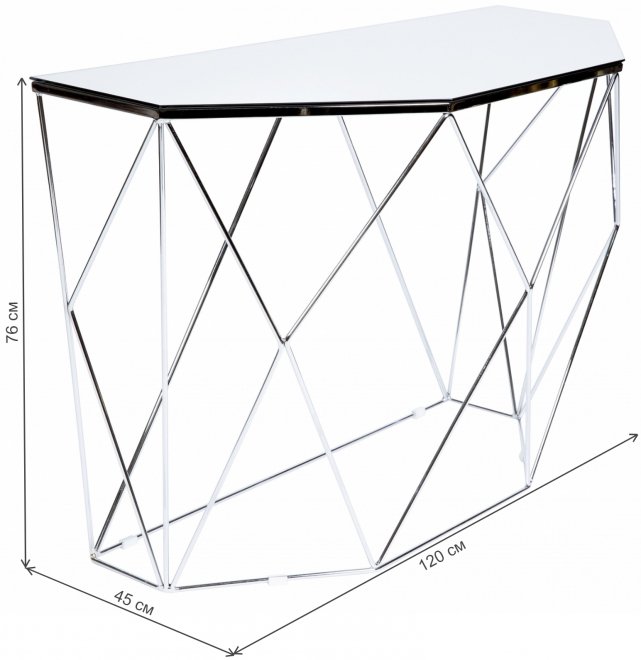 Консольный столик Web silver