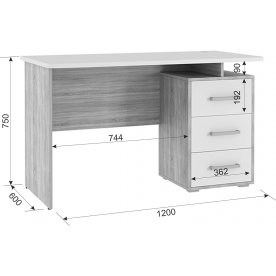 Письменный стол Лайт К3